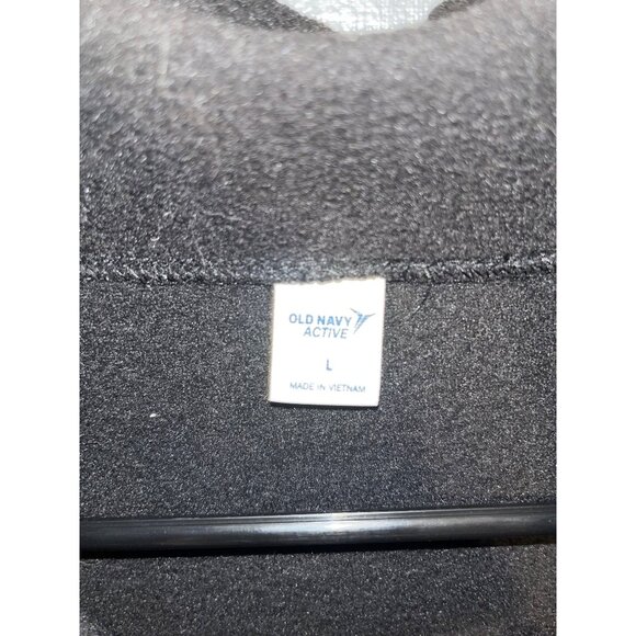 Old Navy Active Black Full-Zip Go-Warm Fleece Jacket L Womens - Picture 4 of 4